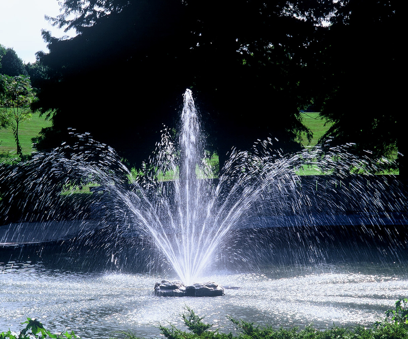 Ready Fountain with Northstar Centrifugal Pump New Fountain Installed by MH Aquatics